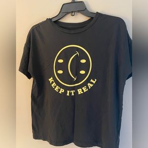 Graphic t-shirt by Bixby. Size 12-14.